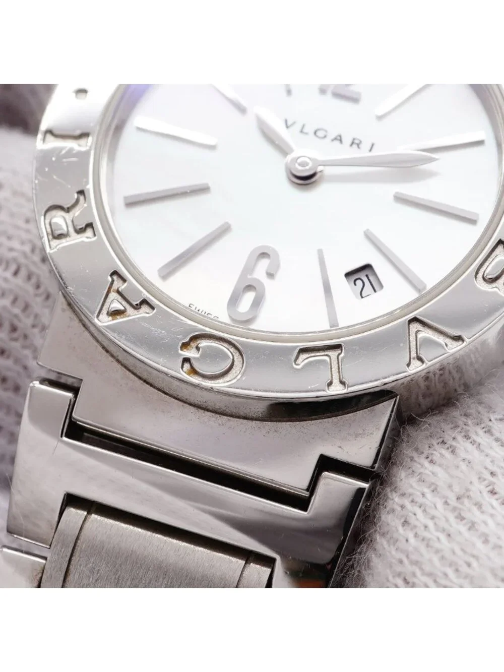 Bvlgari Bulgari White Dial Watch